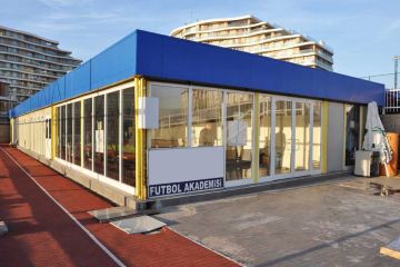 Instalações sociais pré-fabricadas