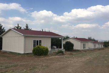 Casas modulares temporárias