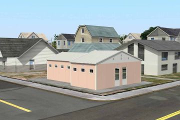 62 m² Sanita e duche modulares