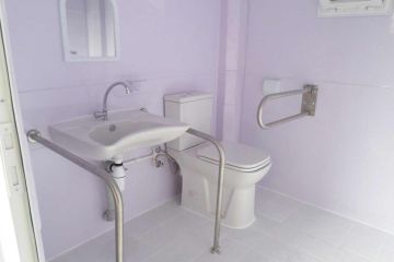  215x215 cm Sanita móvel para cadeira de rodas