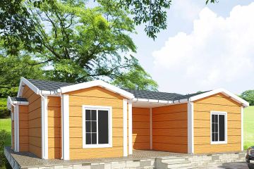 98 m² Casa pré-fabricada