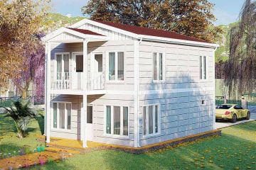 126 m² Casa de aço Modelo da natureza