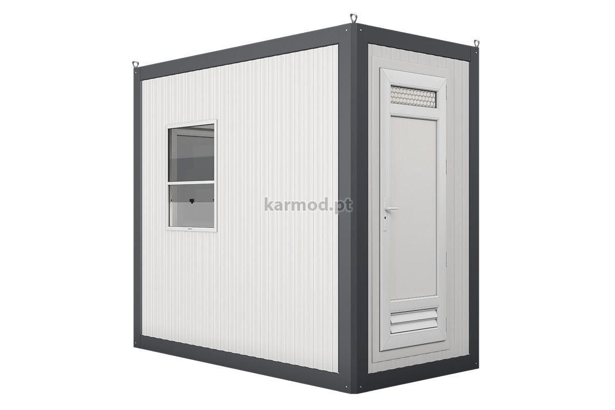 135x260 Cabana de segurança e WC
