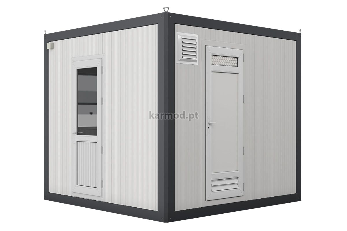 260x260 Cabana de segurança e WC
