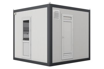 260x260 Cabana de segurança e WC