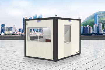 260x260 Cabana de segurança e WC