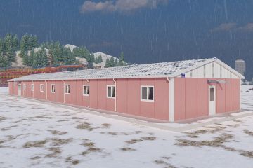 Sala de jantar para 300 pessoas