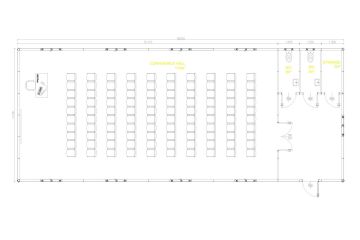 Modular Conference Building Design and Plan