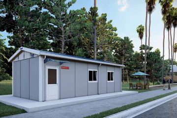 Abrigo de emergência para refugiados