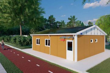 Casa dupla para refugiados