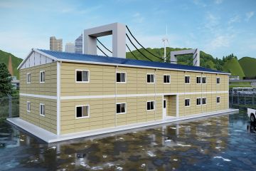 Escritório modular para 23 pessoas