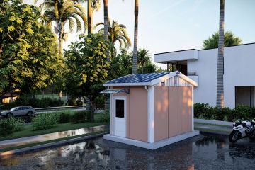 WC modular com 2 casas de banho