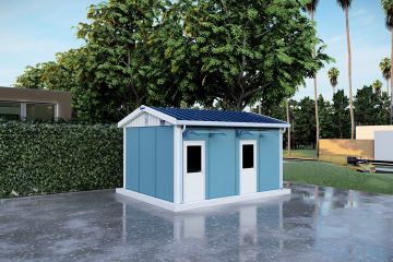 WC e duche modular de 4 capacidades